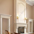 Limestone Fireplace Mantel Design
