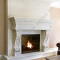Limestone Fireplace Mantle