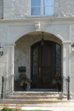 Indiana Limestone Entrance with Arch