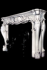 Antique 317 French Style Marble Mantel
