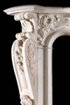 Antique 302 French Louis Marble Mantel
