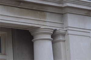 Entrance Limestone Columns