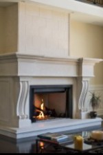 BEXDALE Limestone Fireplace Mantel Surround