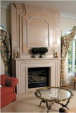 CLASSIC Limestone Fireplace Mantel Design