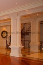 Interior Luxury With Limestone Pilaster and Column