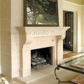 Limestone Custom Fireplace Mantel