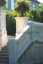 Custom Limestone Railing