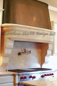 stone range hood