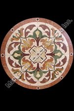 BIANCHETTI water jet marble medallion designs