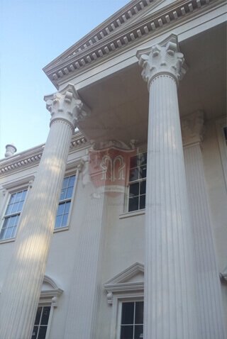 exterior Limestone Columns