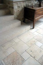 french pattern limestone tiles