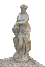 Hand Carved French Limestone Statue