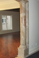 Custom Italian Marble doric Columns