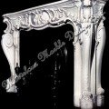 French Style Marble Mantel in carrara marble