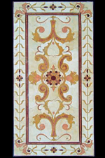 Siviglia marble floor medallion designs