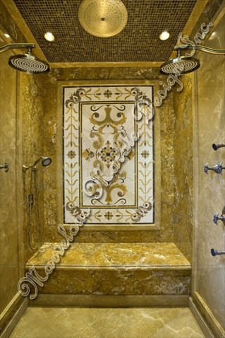 bathroom marble design