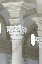 FANTASIA Corinthian White Marble Columns