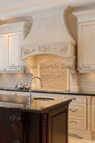 Cast Stone Kitchen Range Hoods Collection