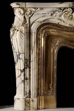 Antique 306 Marble Mantel