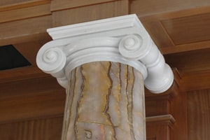 Entrance Limestone Columns