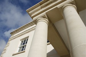 Entrance Limestone Columns