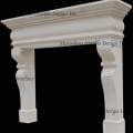 Italian design limestone mantel