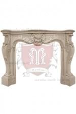 Antique 327 Custom Made Marble Mantel