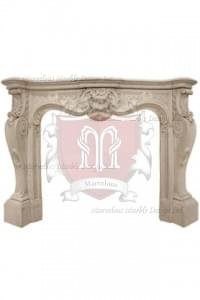 Custom Made Marble Mantel