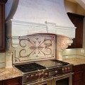 French Limestone Range hood