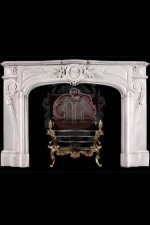 Antique 322 French Design Marble Mantel