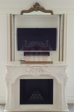 Custom Antique 322 Marble French Mantel
