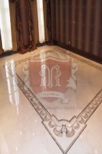 marble floor border